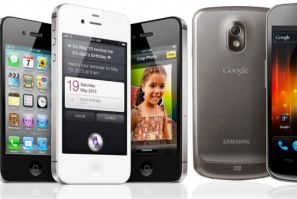 Motorola Droid RAZR, Apple iPhone 4S and Samsung Galaxy Nexus