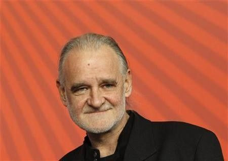 Director Bela Tarr looks on during a news conference after the awards ceremony at the 61st Berlinale International Film Festival in Berlin