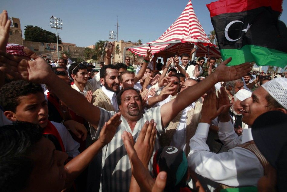 Gadhafis Death Celebration in Libya