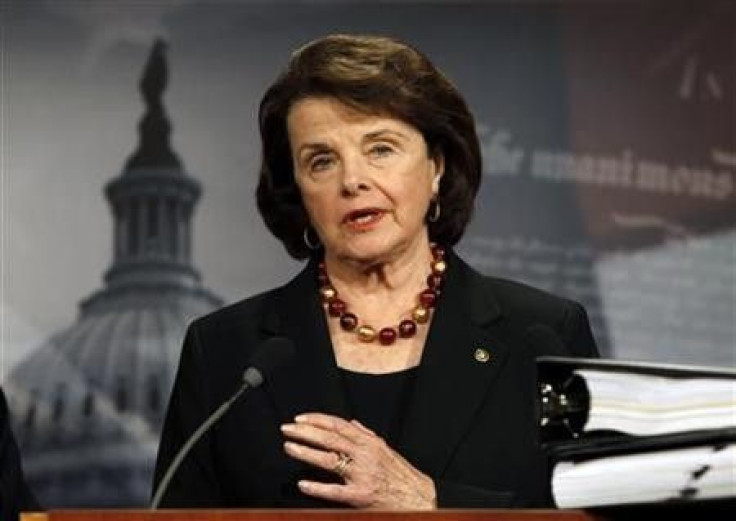 Senator Dianne Feinstein (D-CA) speaks about START Treaty on Capitol Hill in Washington