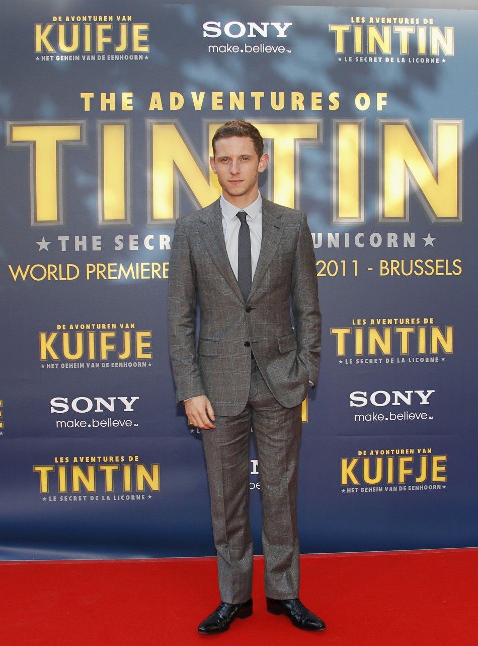 Cast member Jamie Bell poses during a photocall ahead of the world premiere of the movie quotThe Adventures Of Tintin The Secret of The Unicornquot in Brussels October 22, 2011.