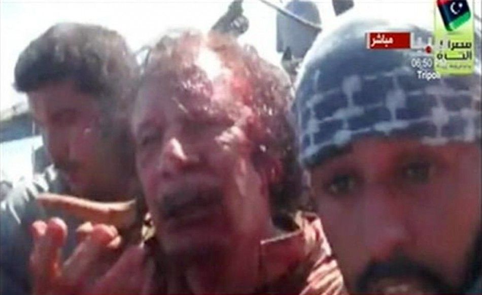Moammar Gadhafi Dead Final Moments Captured Before the Mad Dog Died GRAPHIC PHOTOS 