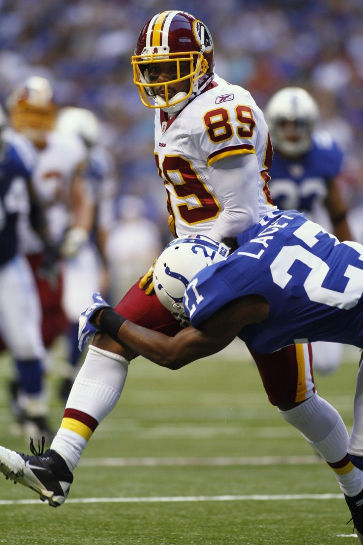 Washington Redskins receiver Santana Moss