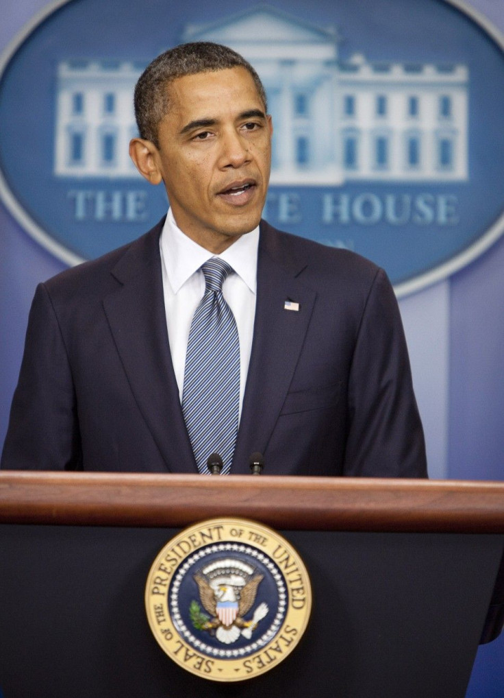 U.S. President Barack Obama announces the withdrawal of U.S. troops from Iraq in the briefing room of the White House in Washington October 21, 2011. Obama on Friday said the United States will fulfill its promise by pulling troops out of Iraq by year-end