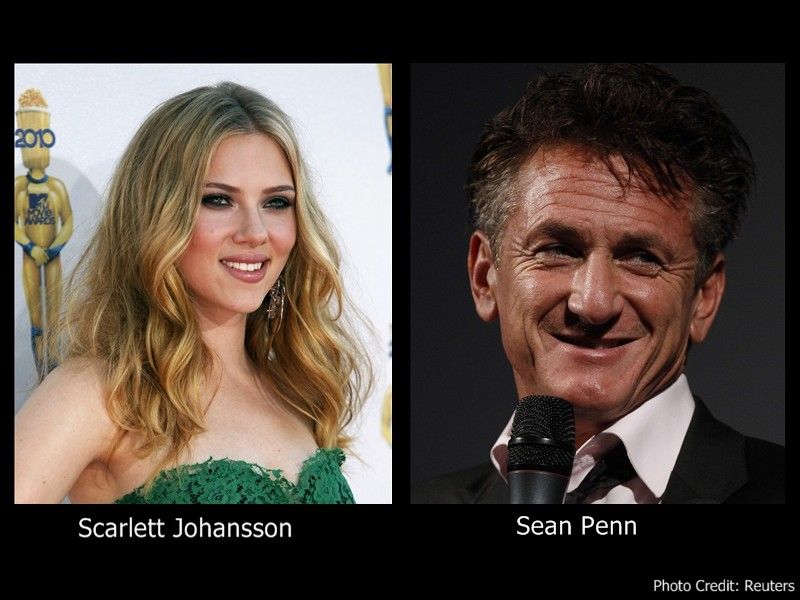 Scarlett Johansson And Sean Penn