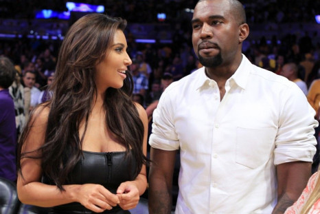 Kim Kardashian And  Kanye West 