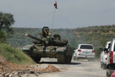 A Syrian T-72