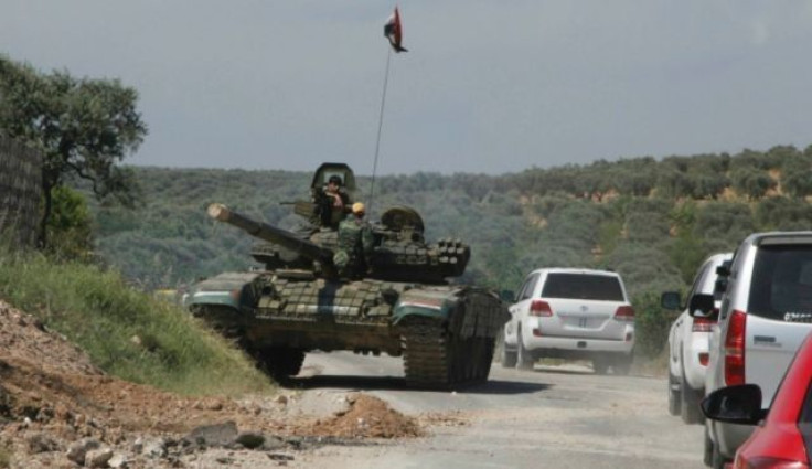 A Syrian T-72