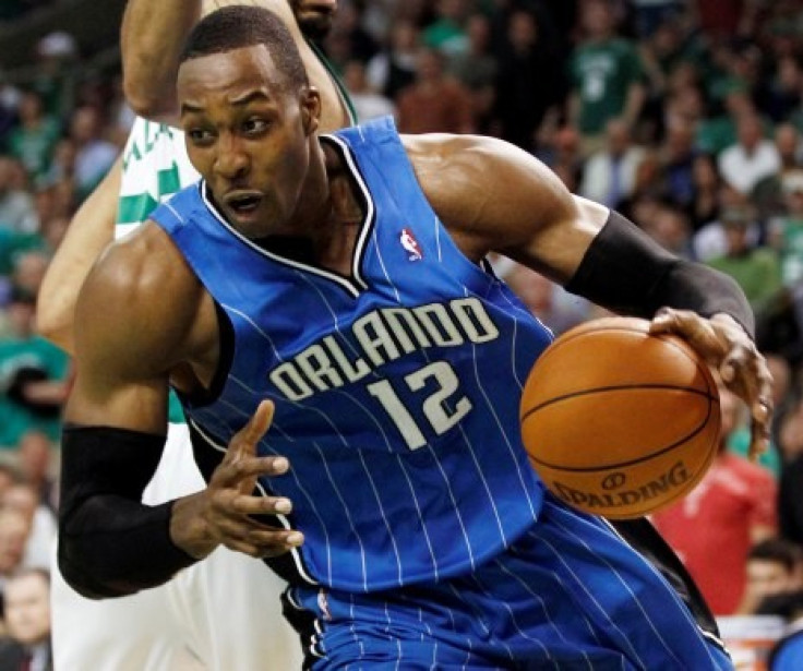 Dwight Howard averaged 20.6 points and 14.5 rebounds this past season for the Magic.