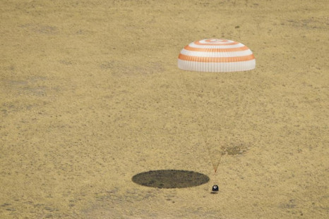 Soyuz TMA-03M Spacecraft Landing