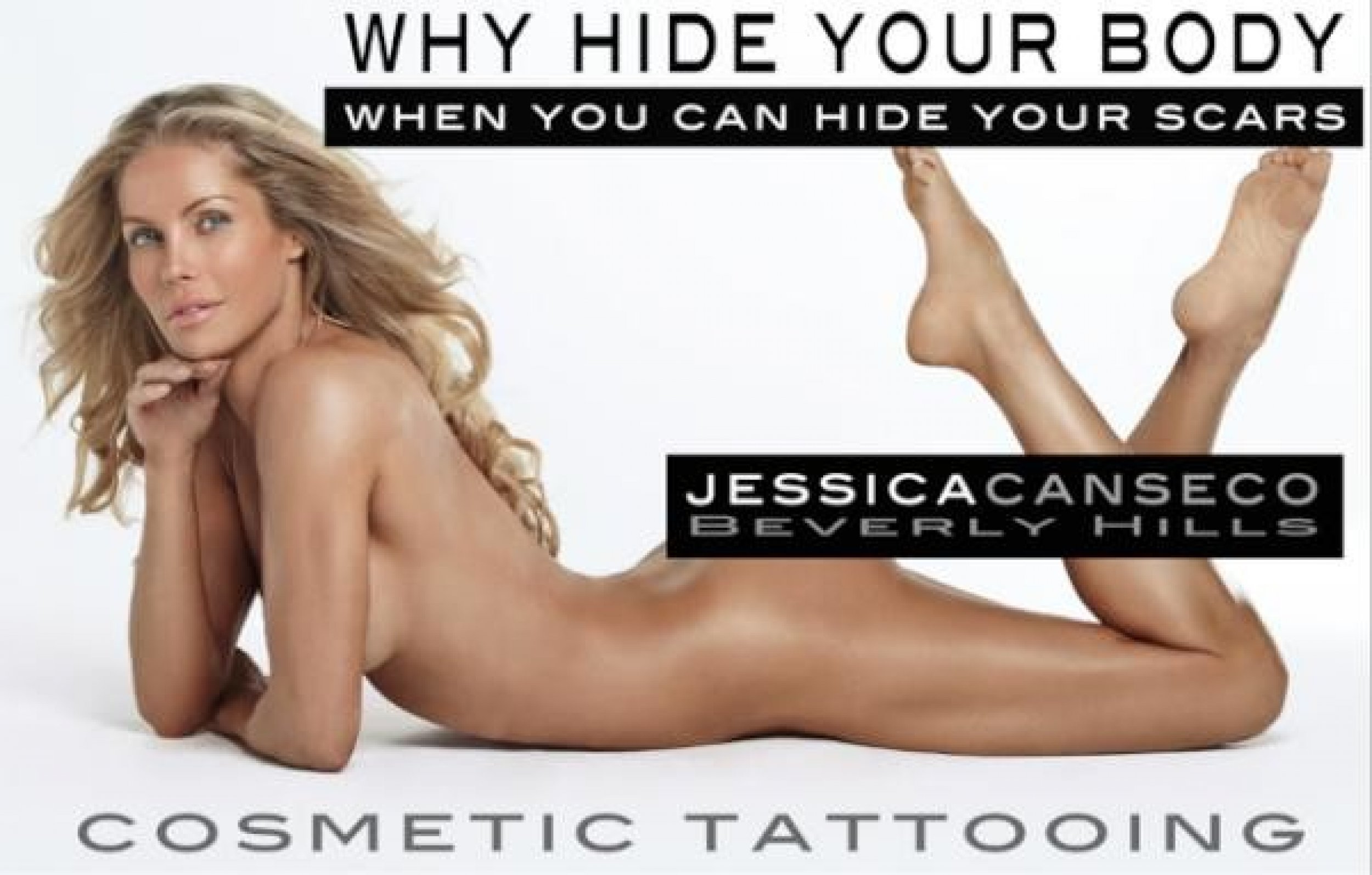 Jessica Canseco in a cosmetic tattoo specialist