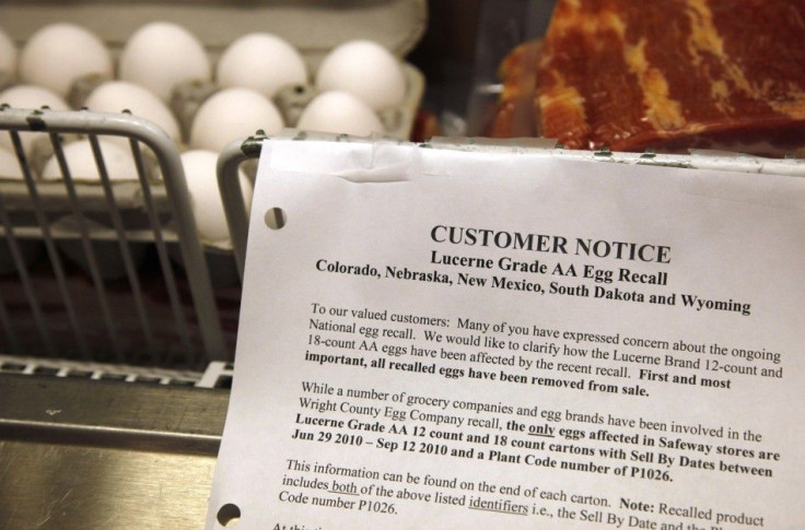 Salmonella Egg Recall