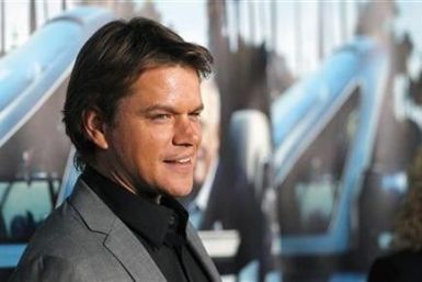 Actor Matt Damon poses at the premiere of the HBO documentary &#039;&#039;His Way&#039;&#039; which portrays the life of legendary movie producer Jerry Weintraub, at the Paramount theatre in Los Angeles