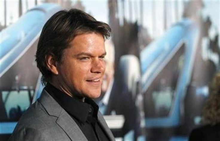 Actor Matt Damon poses at the premiere of the HBO documentary &#039;&#039;His Way&#039;&#039; which portrays the life of legendary movie producer Jerry Weintraub, at the Paramount theatre in Los Angeles