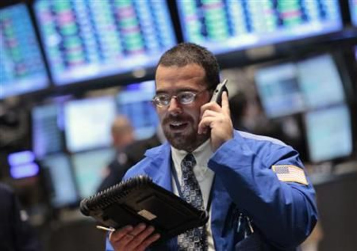 A trader works on the floor of the New York Stock Exchange