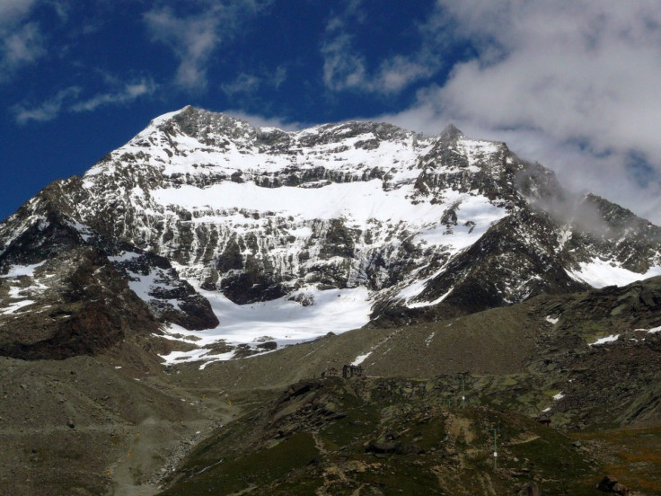 Swiss Alps' Lagginhorn Peak