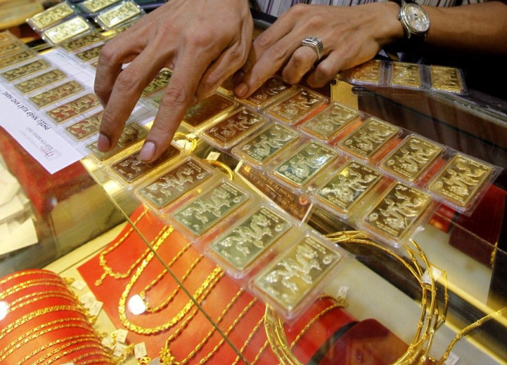 Gold jewelry in Vietnam shop