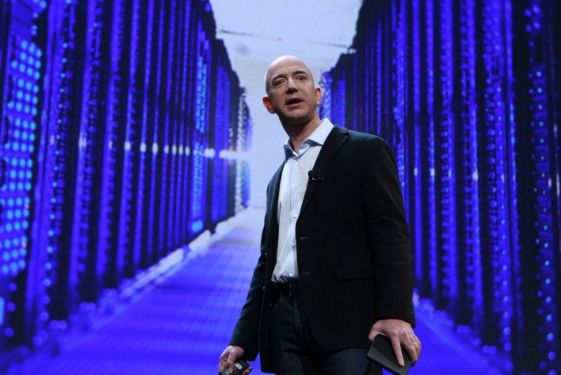 Amazon CEO Jeff Bezos launched a line of e-readers and tablets in September, hoping to loosen Apple's grip on the consumer electronics industry.