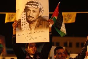 Ceremony Marking Anniversary Of Arafat's Death