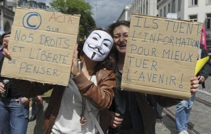 ACTA protesters
