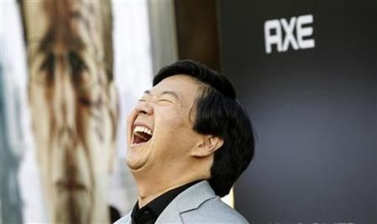 Cast member Ken Jeong laughs at the premiere of &#039;&#039;The Hangover Part II&#039;&#039; at Grauman&#039;s Chinese theatre in Hollywood, California
