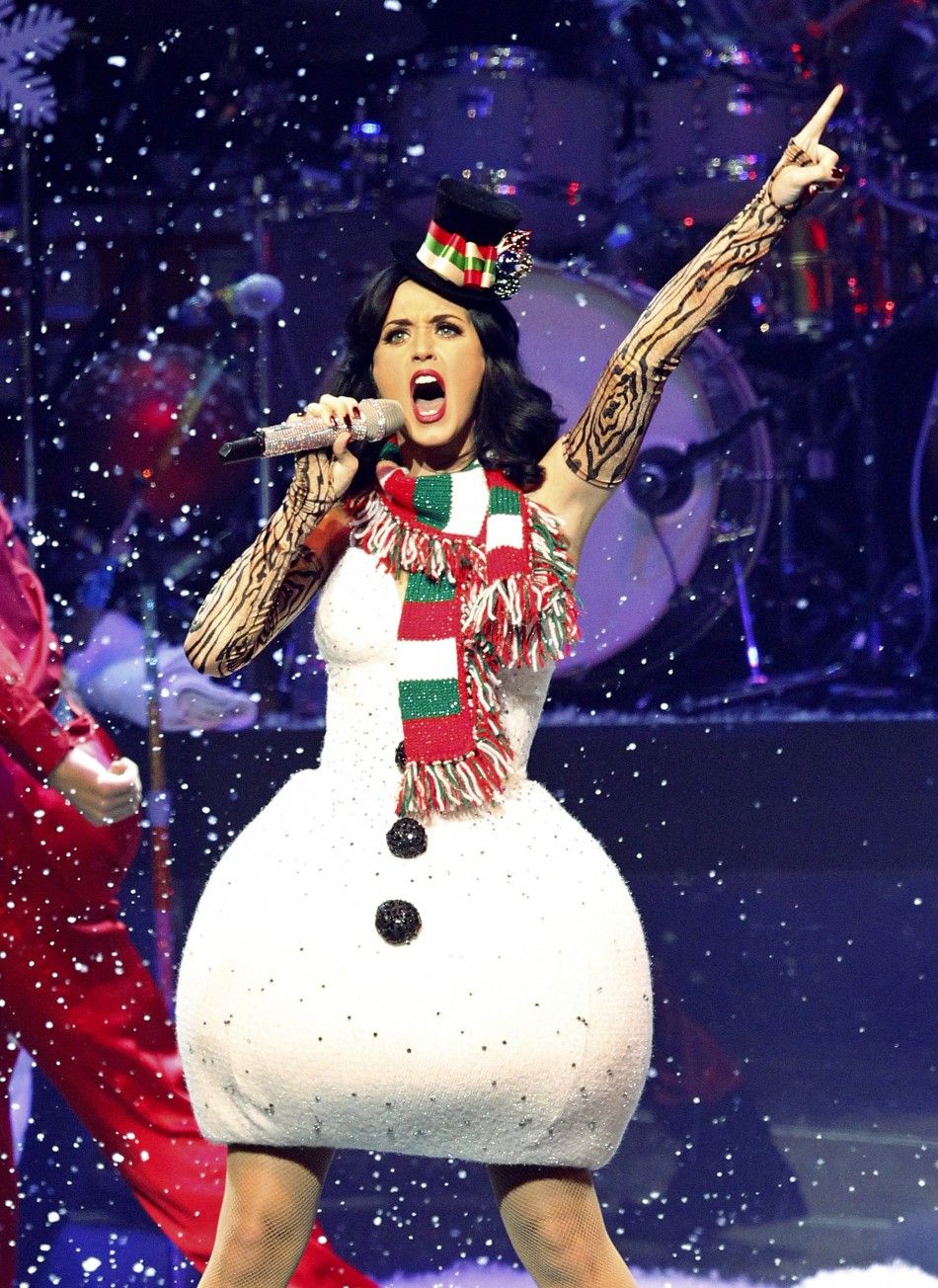 Katy Perry performs at the KIIS FMs Jingle Ball concert in Los Angeles