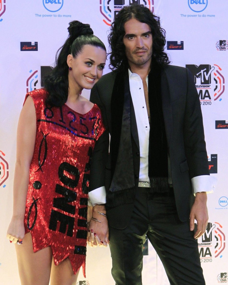 Katy Perry and Russell Brand 