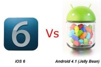 Android 4.1 Jelly Bean vs iOS 6
