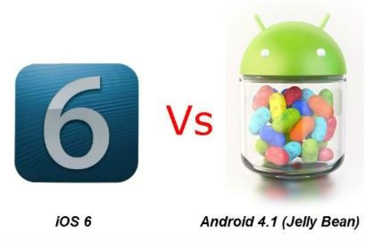 Android 4.1 Jelly Bean vs iOS 6