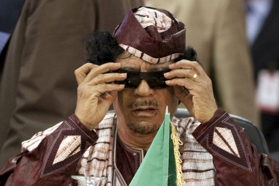 Moammar Gadhafi Dead Libyan Leaders Exclusive Fashion Statements