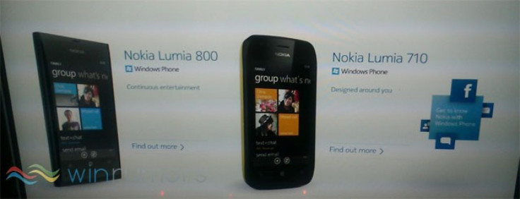 Nokia&#039;s first Windows Phones Revealed: Lumia 800 and 710