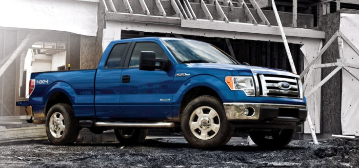 A 2012 Ford F-150 XLT parked.
