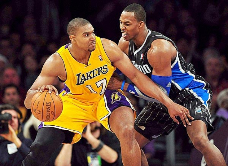 The Lakers might be able to acquire Dwight Howard if they are willing to part with Andrew Bynum.