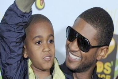 Usher Raymond and his stepson Kyle Glover