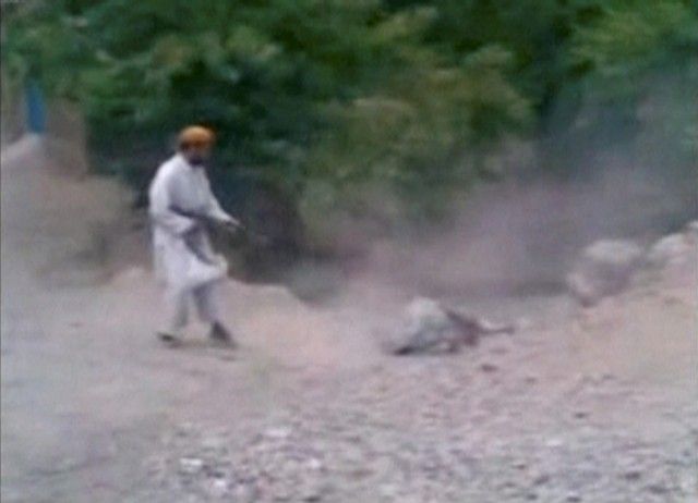 Still Image Of Woman Executed By Taliban In Village Outside Kabul