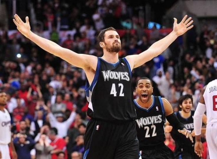 Kevin Love is averaging 17.3 points and 12 rebounds for his career.