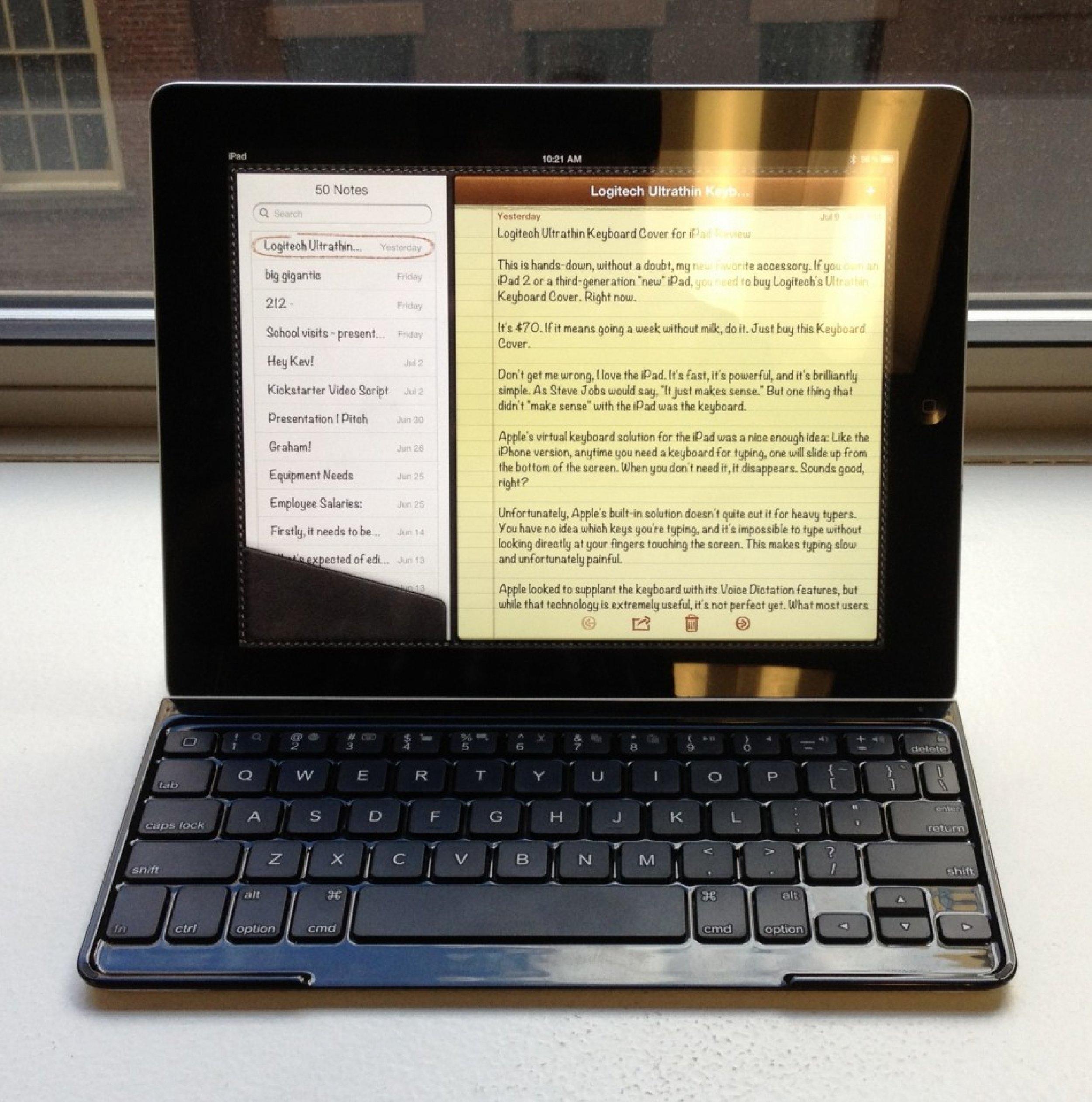 The Best Apple iPad Accessory Ever Meet The Ultrathin Keyboard Cover From Logitech