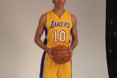 Steve Nash Lakers Uniform