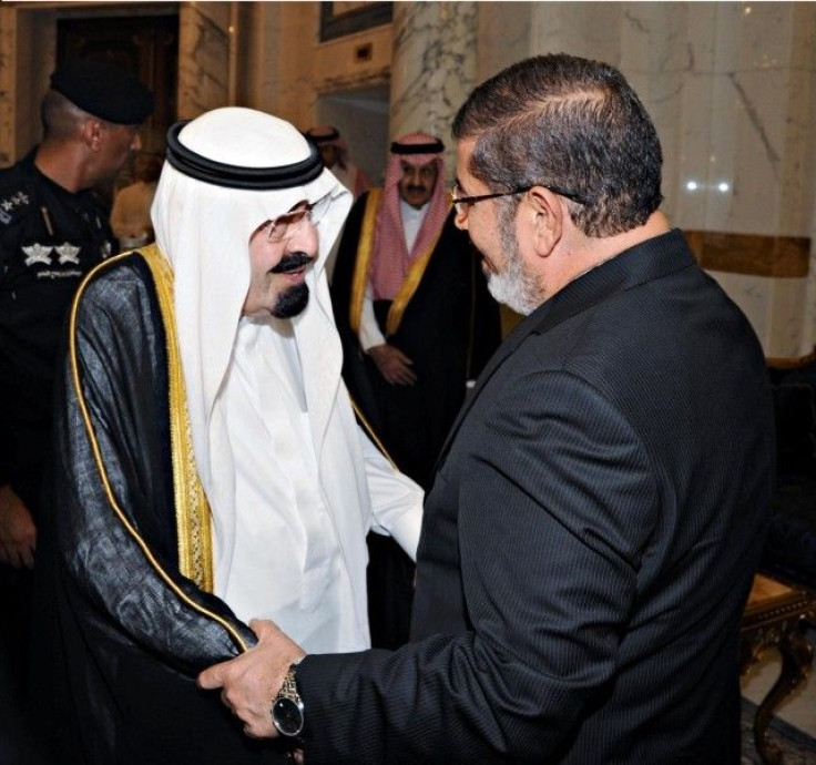 King Abdullah and President Morsi