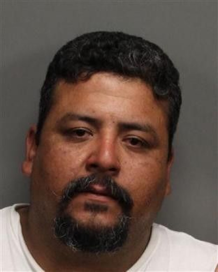 Cesar Villagrana, 36, of Gilroy, California is seen in this booking photograph