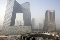 The CCTV building was initially supposed to be completed by the start of the Beijing Olympics in 2008.