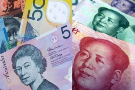 Australian dollar and Chinese yuan