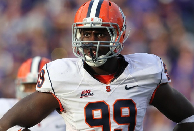 Chandler Jones should help bolster the Patriots defensive line in 2012.