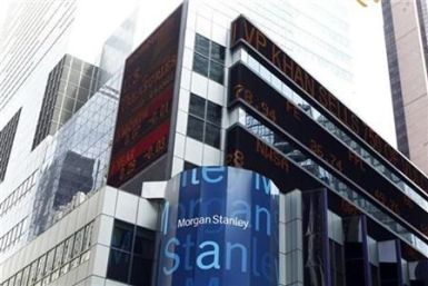 The Morgan Stanley headquarters is seen in New York