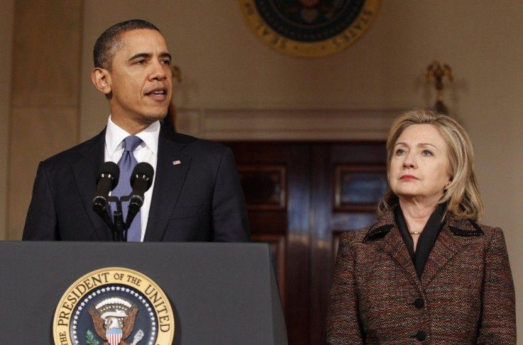 Barack Obama and Hillary Clinton