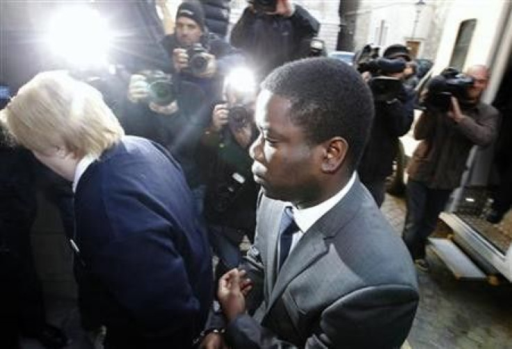 UBS trader Kweku Adoboli arrives at City of London magistrates&#039; court in the City of London