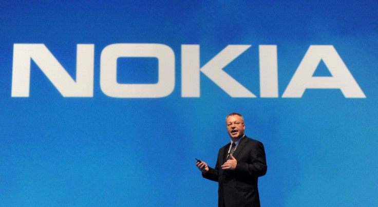 Nokia CEO Stephen Elop speaks at the Nokia World event in London