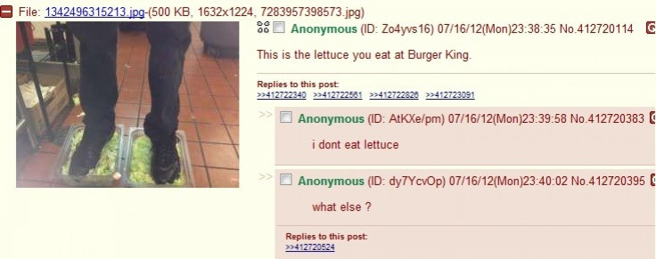 4chan Gets Burger King Employee Fired