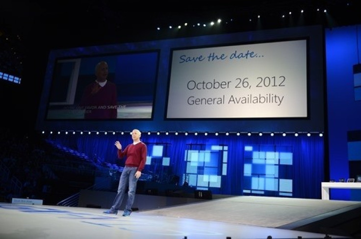 Windows 8 Release Date Announced 26 October