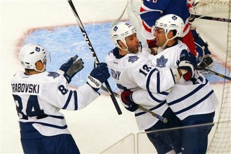 Leafs rally to ruin Rangers&#039; home opener